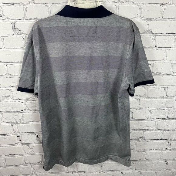 Banana Republic Men’s Polo Collared Shirt Short Sleeves Navy Standard Fit M - Picture 2 of 6